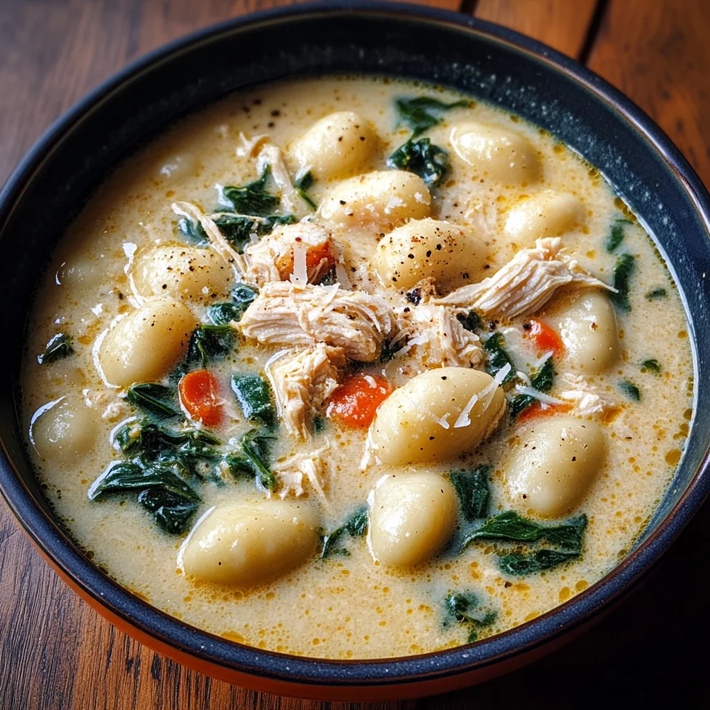 Tasty Rotisserie Chicken Gnocchi Soup