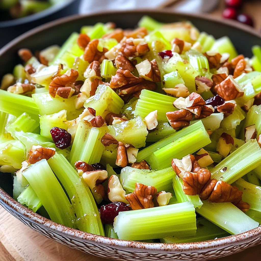 Thanksgiving Celery and Walnut Salad