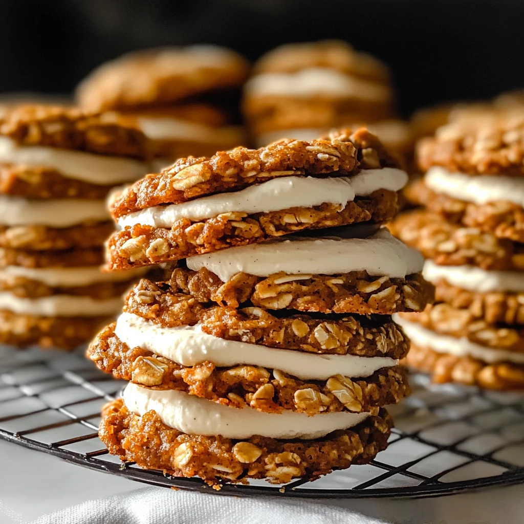 pumpkin oatmeal cream pies