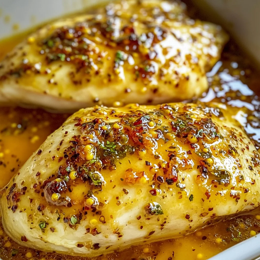 Baked Honey Mustard Chicken Breasts
