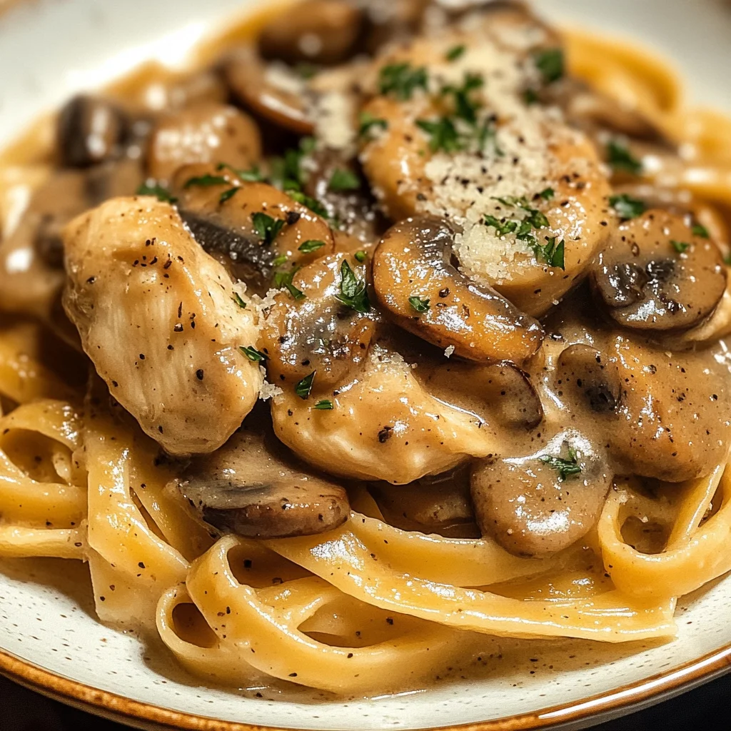 Chicken Marsala Pasta