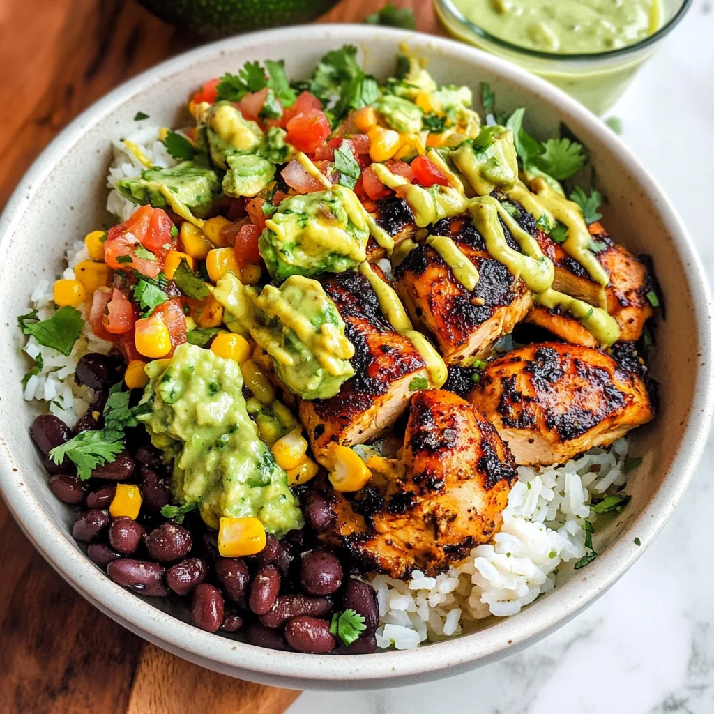 Cilantro Lime Chicken Bowls