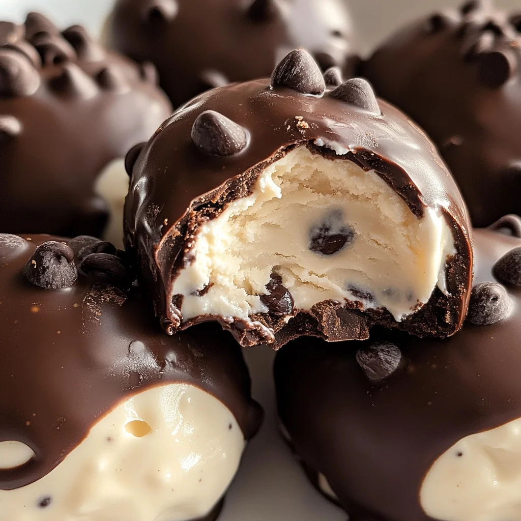 Cookie Dough Frozen Yogurt Bites