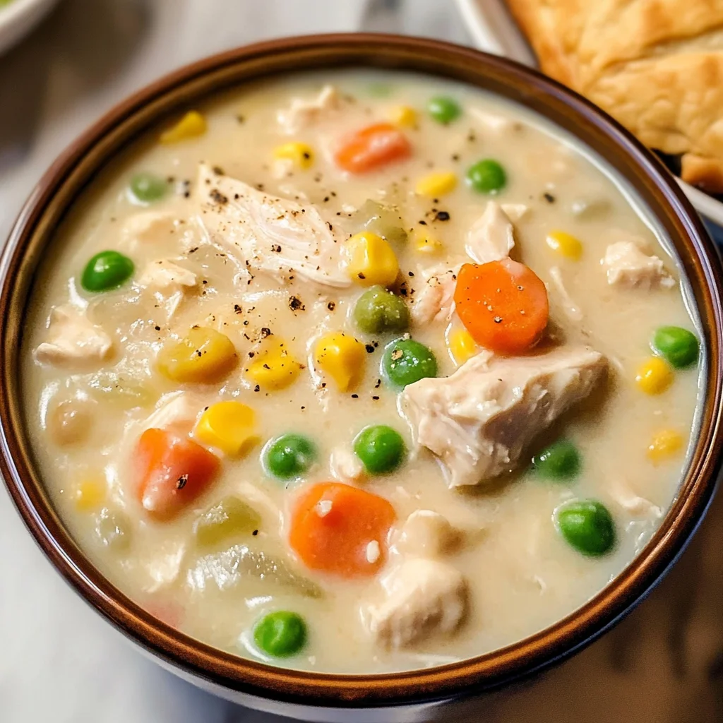 Creamy Chicken Pot Pie Soup