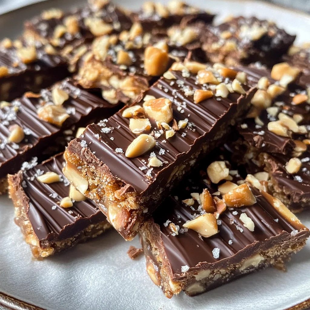 Easy Date Snickers Bars (Healthy Dessert Recipe)