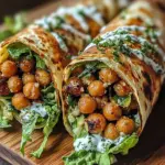 Garlic Herb Roasted Chickpea Wraps: A Flavorful and Nutritious Delight