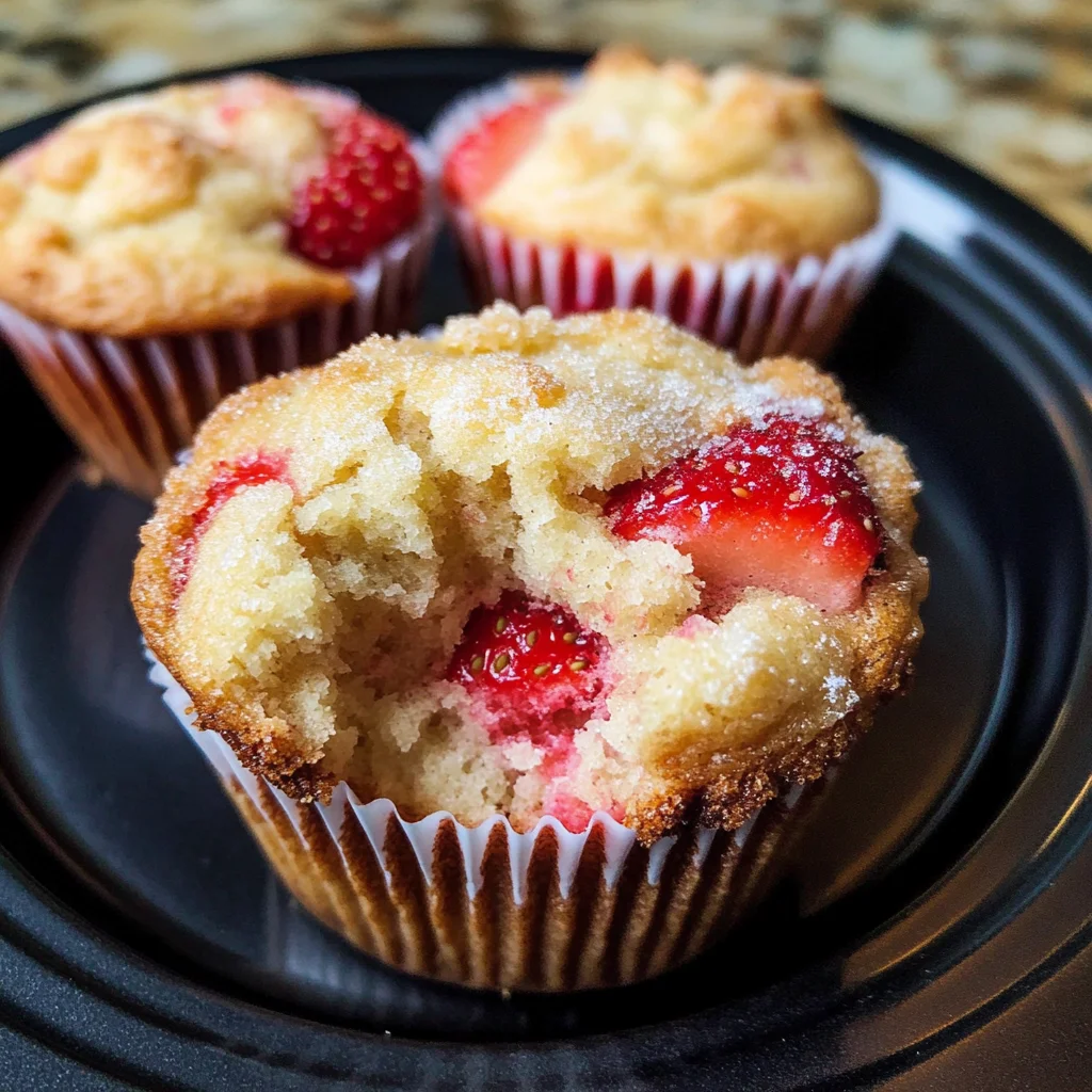 Gluten-Free Strawberry Muffins (Light & Fluffy)