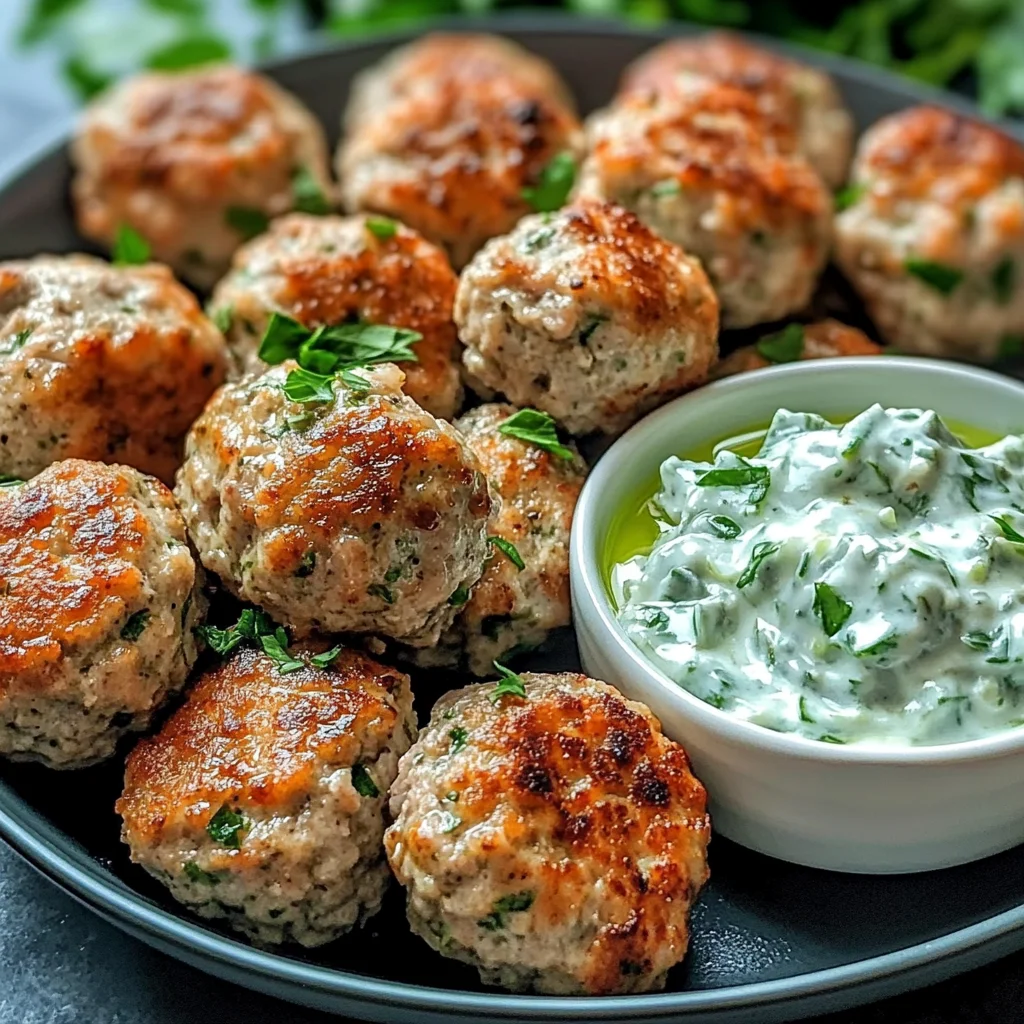 Greek Turkey Meatballs
