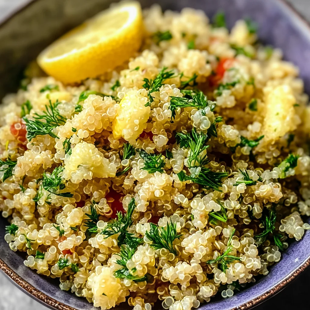 Lemon Herb Quinoa: A Bright & Zesty Side Dish