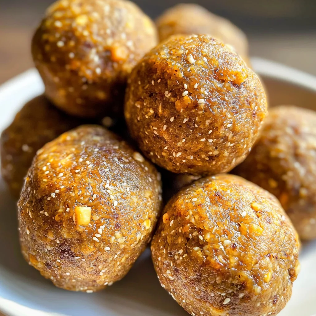 No-Bake Healthy Pumpkin Pie Energy Balls