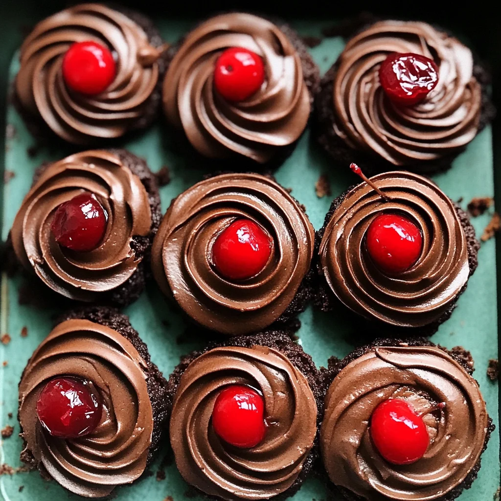 Piped Chocolate Butter Cookies