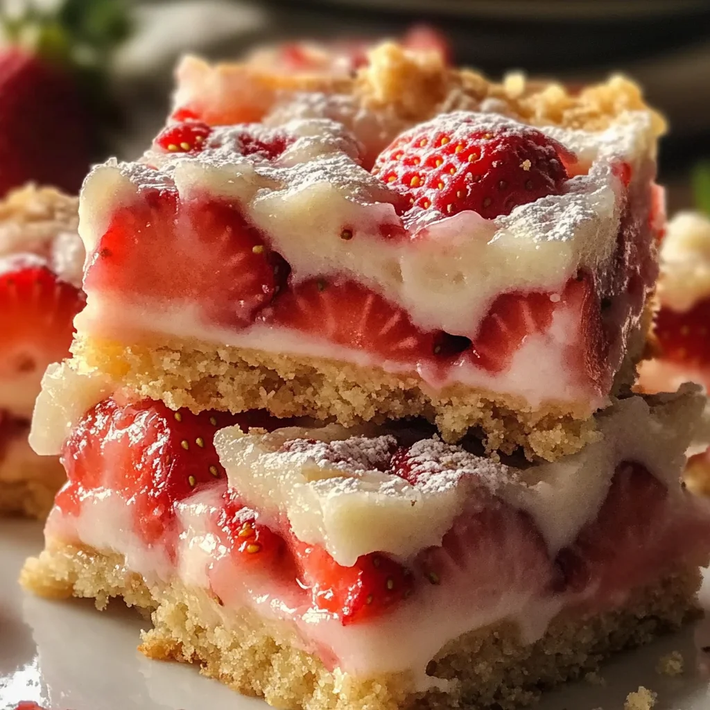 Strawberry Shortcake Bars Recipe